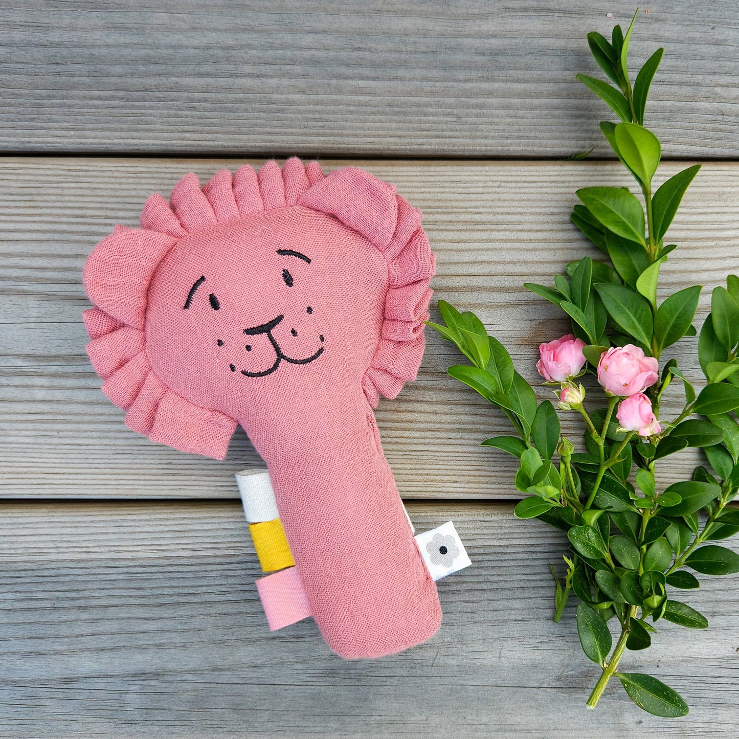 Ekologisk mjuk skalllejon Dusty Rose
