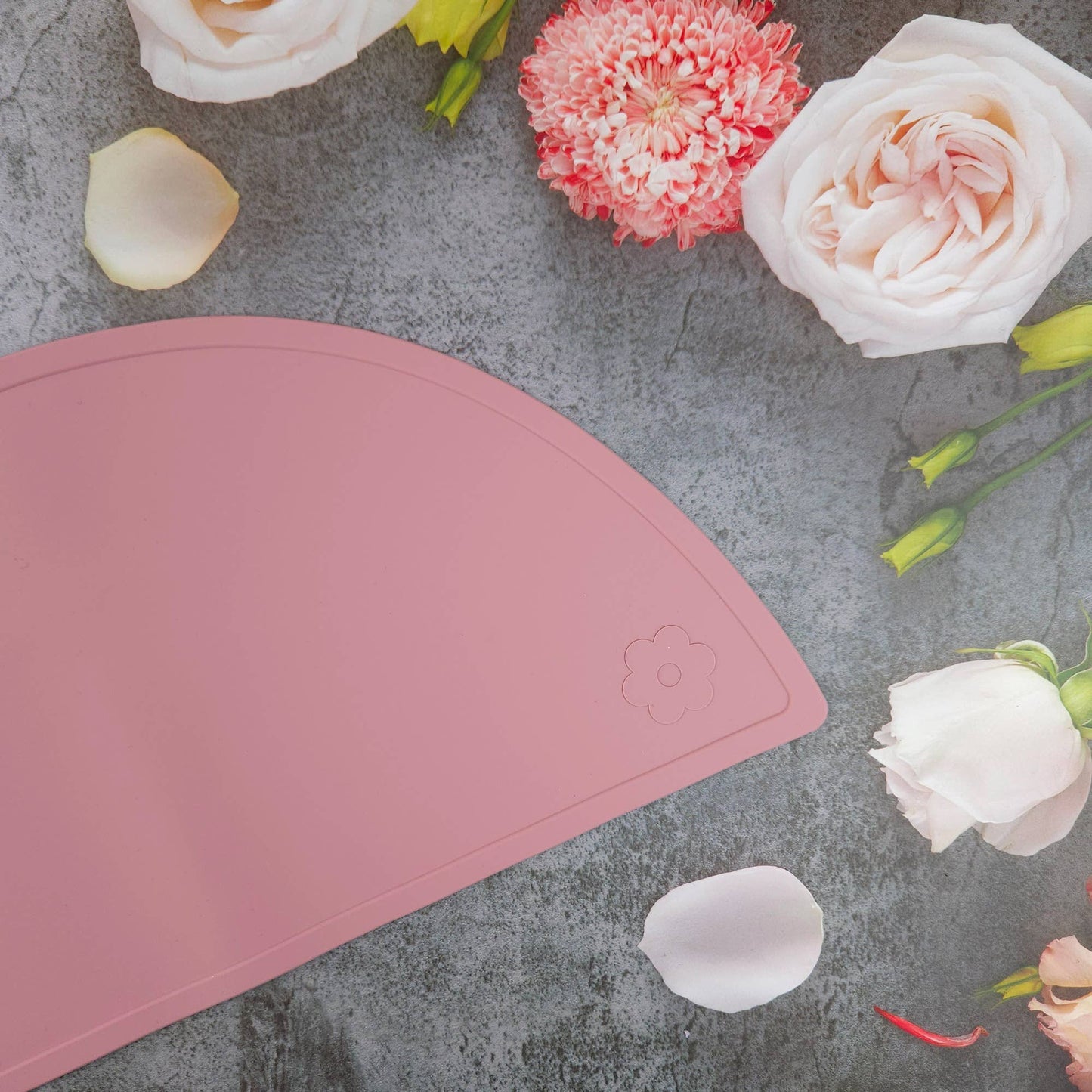 Summerville organic Silikonmatta dammig rosa