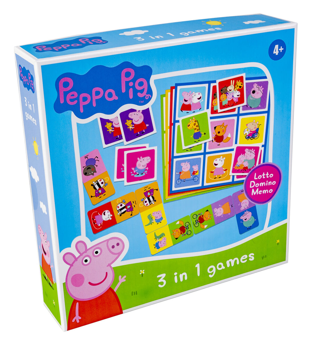 Tactic Peppa Pig 3 in 1 Spelset