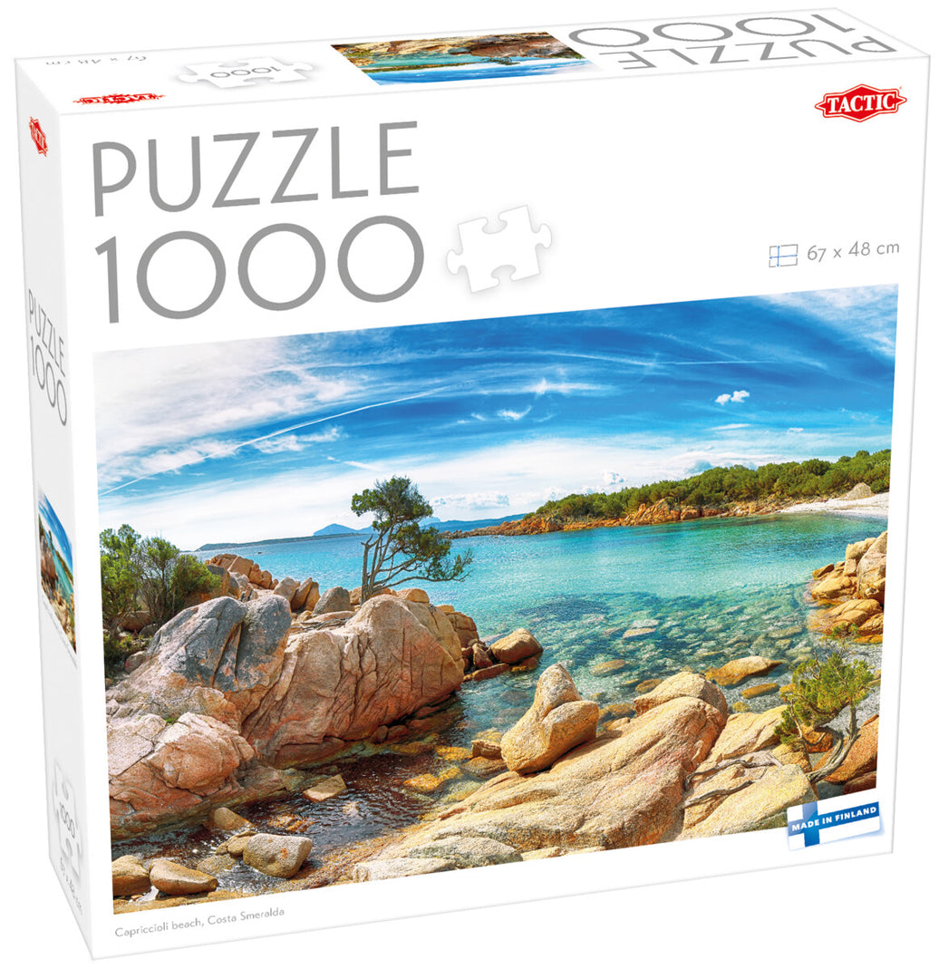 Tactic Puzzle Lovers Capriccioli Beach 1000 bitar