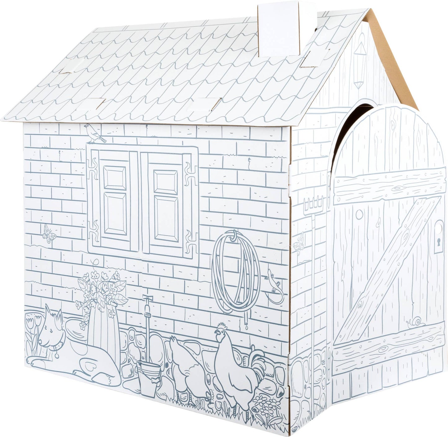 small foot Lekstuga ”House” Tillverkad av kartong | Kreativa artiklar |