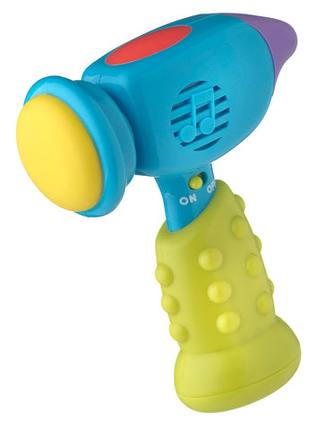 Playgro Fun Sounds Hammer Blå