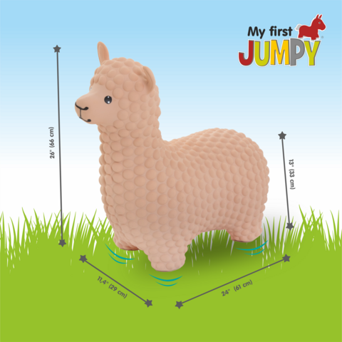 Gerardo Toys Jumpy Alpacka Beige