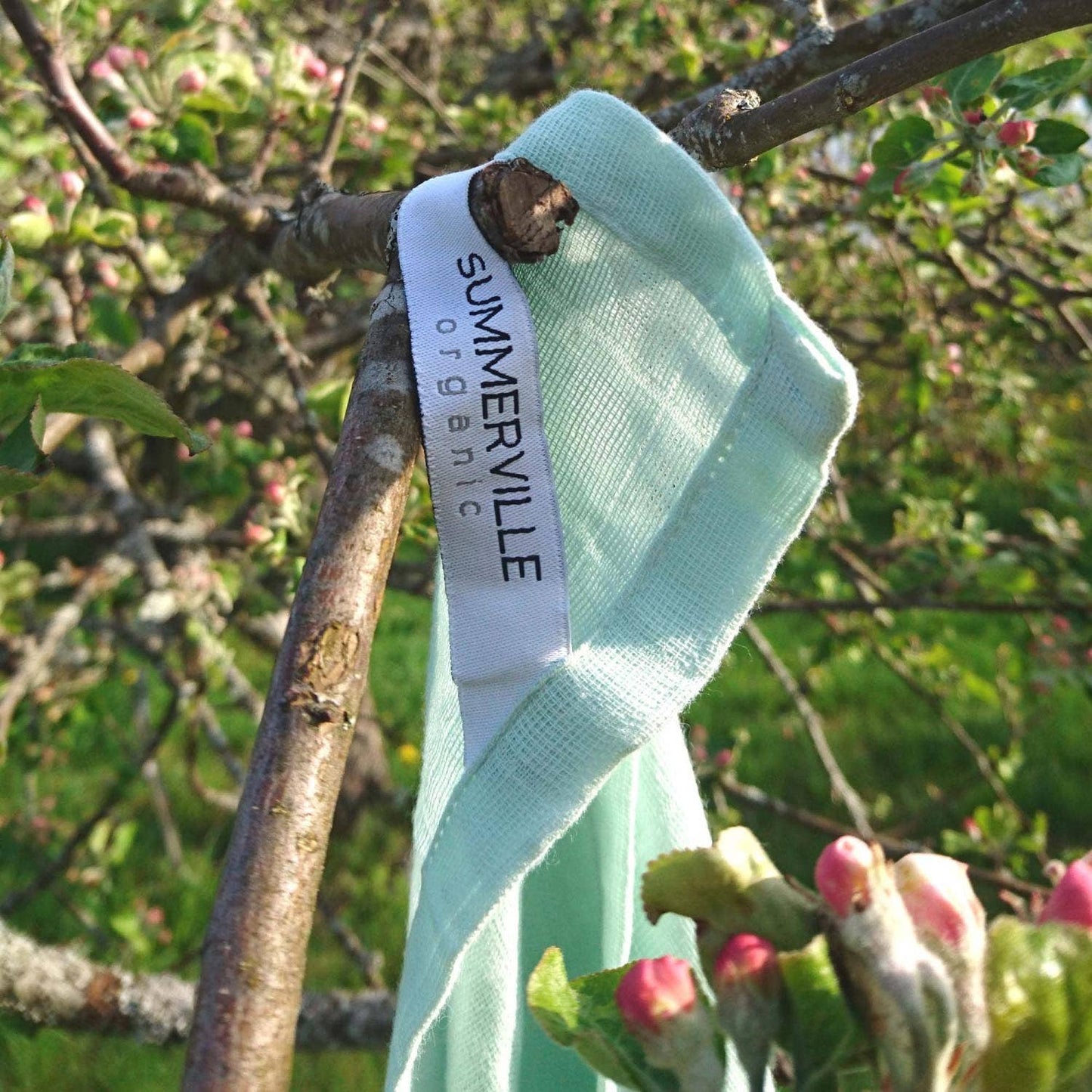 Summerville organic Ekologisk muslin swaddle filt Soft Mint