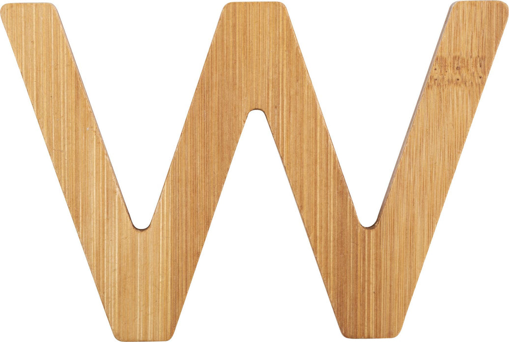 small foot ABC bokstäver bambu W
