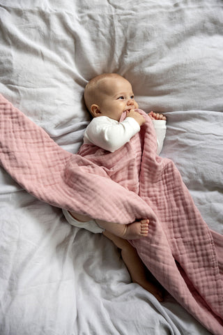 Vinter & Bloom Muslinfilt EKO "Silver Rose"