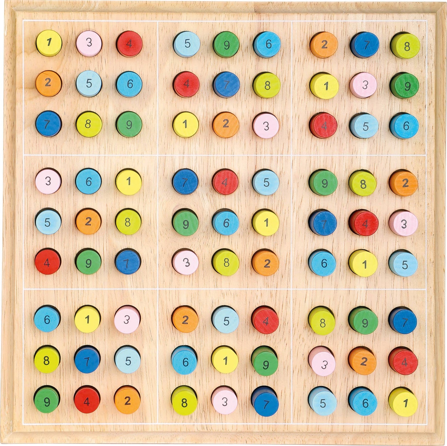 small foot Sudoku | Pedagogisk leksak | trä