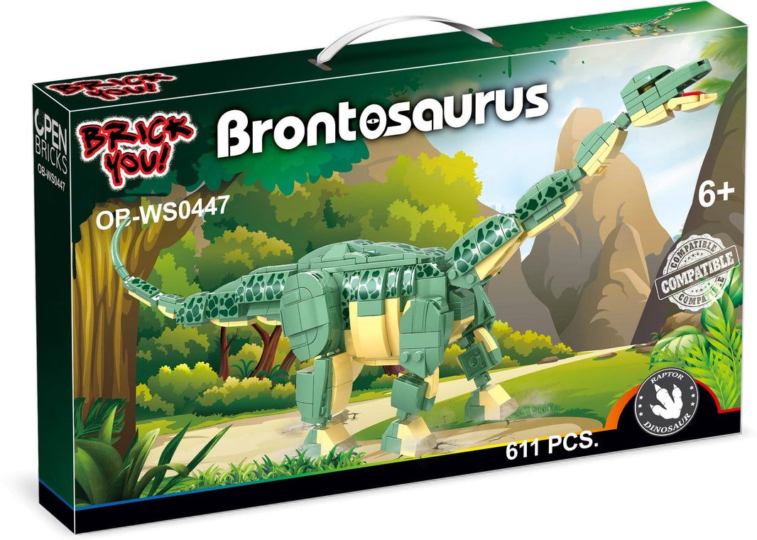 ÖPPNA BRICKS - Brontosaurus