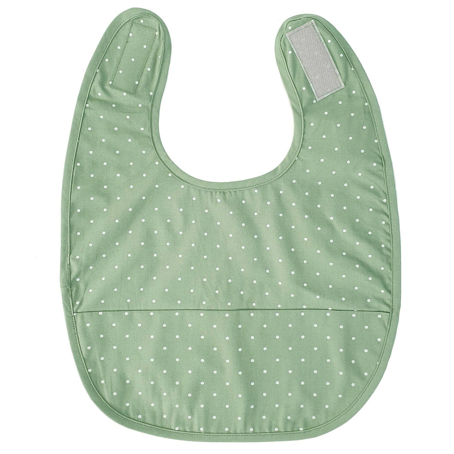Summerville organic Ekologisk babyhaklapp Cameo Green Dotty