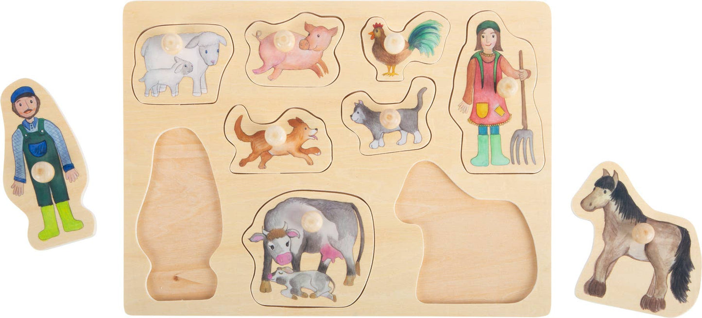 small foot Farm & Country Life Set Puzzle | Pussel | Trä