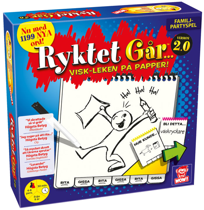 Tactic Ryktet Går 2.0 partyspel