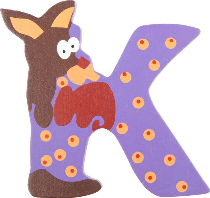 small foot Träbokstäver Djur A-Z
