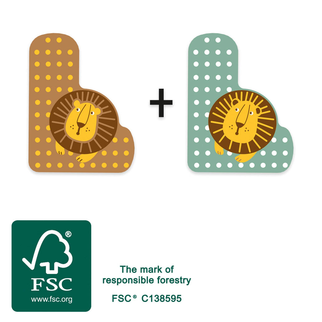 small foot Träbokstäver L