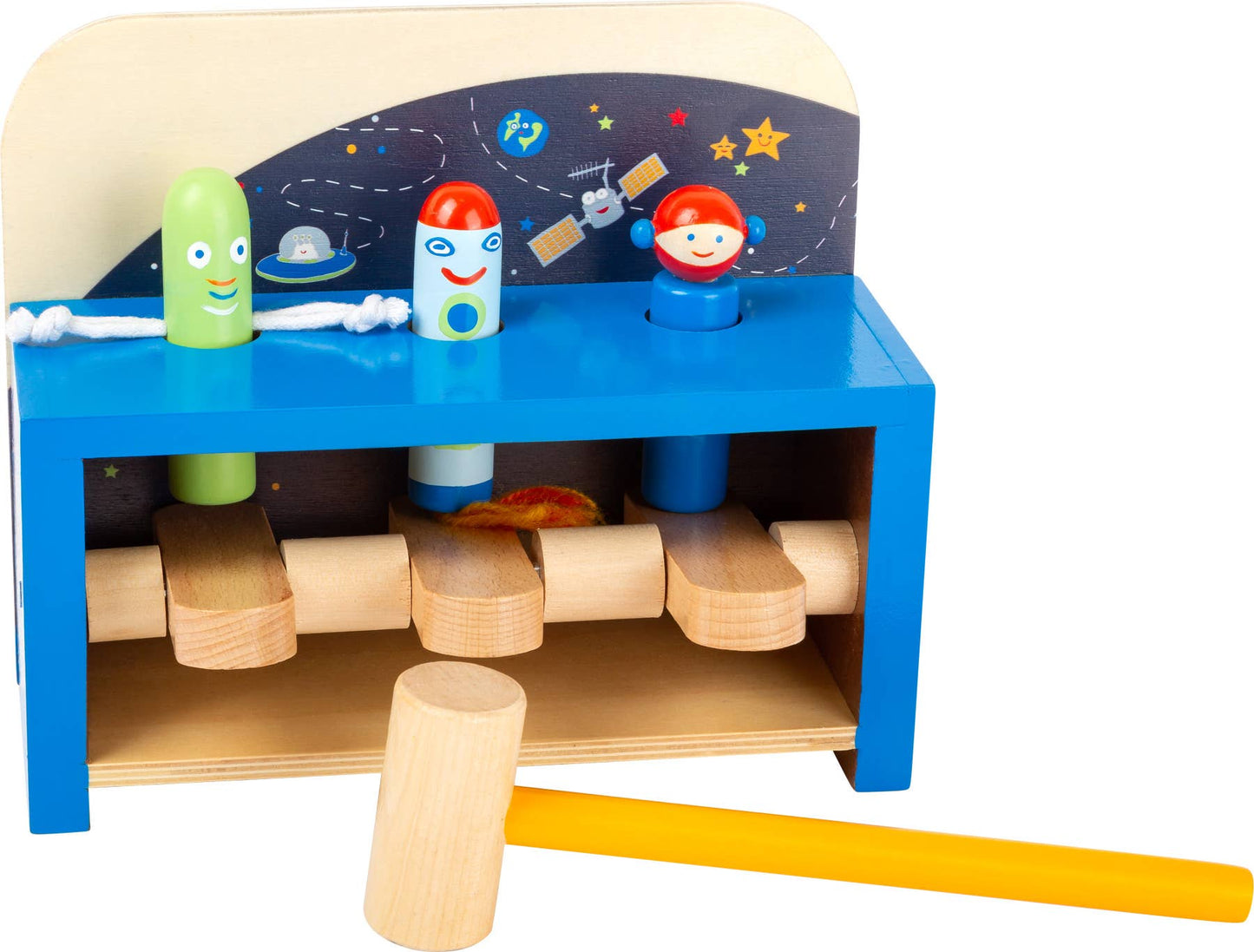 small foot small foot ”Space” knackar bänk | knackar spel | trä