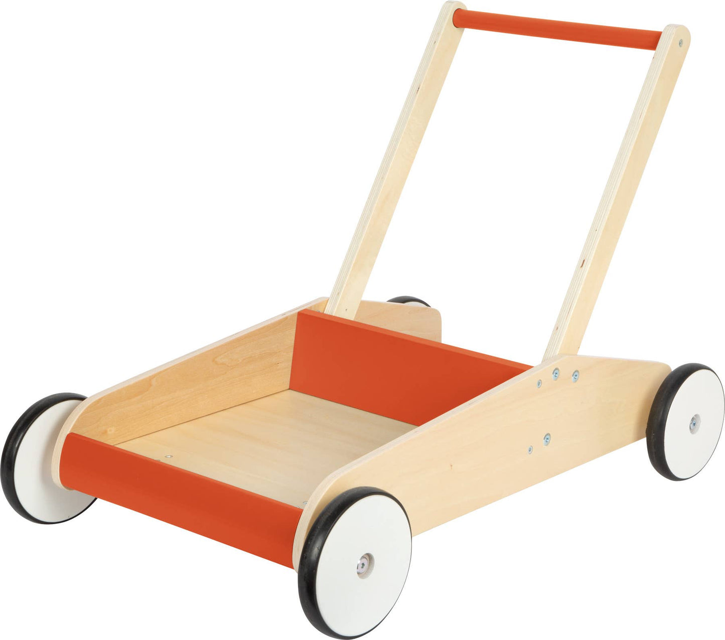 small foot Kopparröd babyrullator | Motoriska färdigheter | Träleksaker
