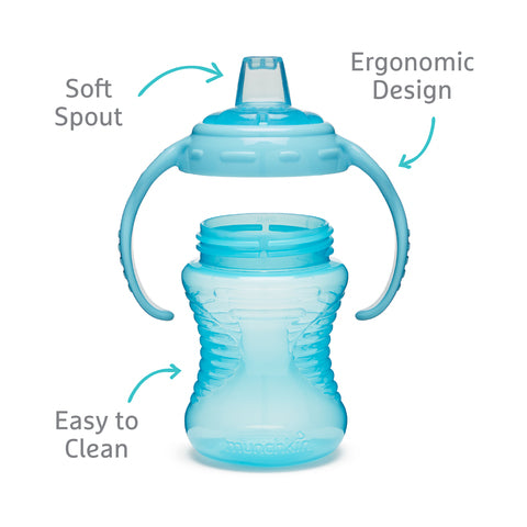 Munchkin 240 ml Mighty Grip Trainer Cup +6 Mån