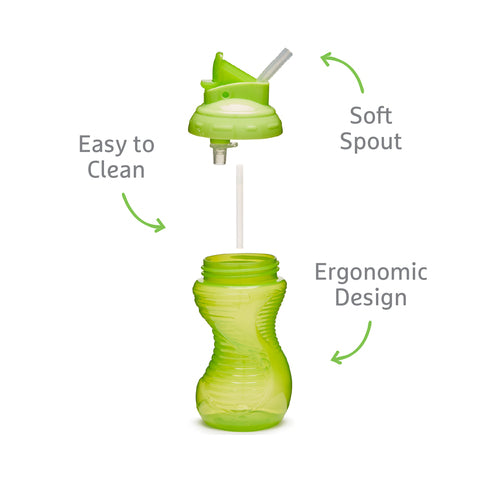 Munchkin 296 ml Mighty Grip Straw Cup +12 Mån