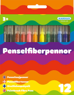 Kärnan - PENSELFIBERPENNOR 12 ST