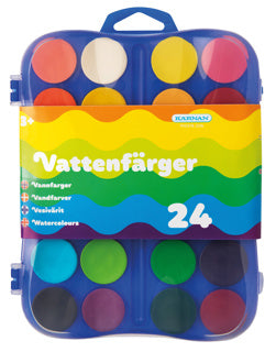 Kärnan - VATTENFÄRGER 24 ST