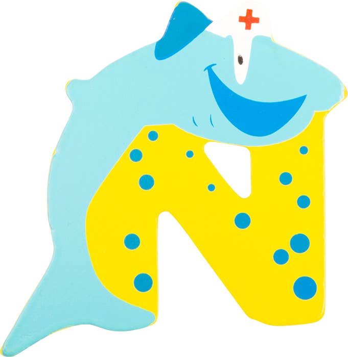 small foot Träbrev Djur A-Z