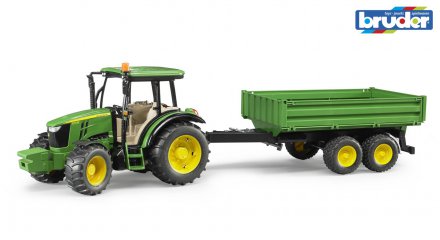 Tactic John Deere 5115M med tippsläp