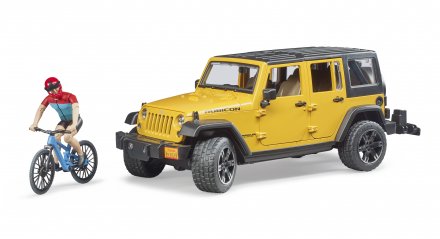 Tactic Jeep Wrangler Rubicon med cyklist