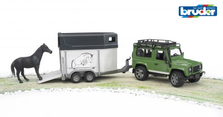 Tactic Land Rover Defender med Hästtrailer