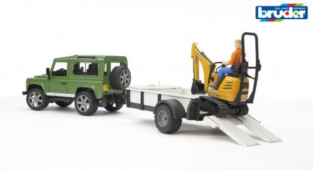 Tactic Land Rover Defender med JCB