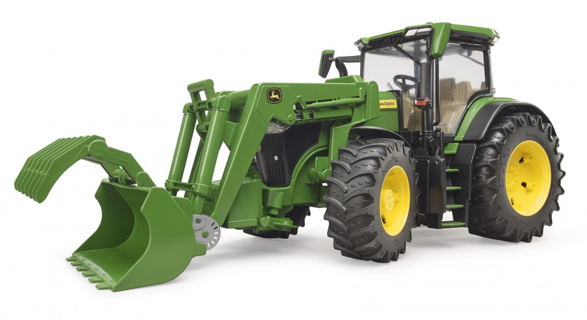 Tactic John Deere 7R traktor med frontlastare