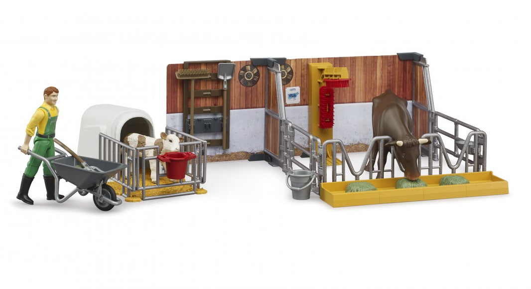 Tactic Bruder Cow and Calf Barn