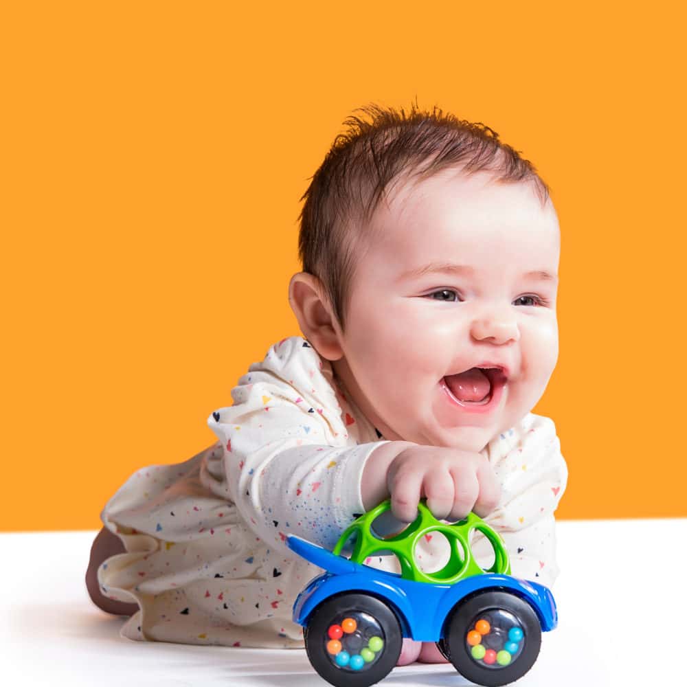 Bright Starts Rattle & Roll bil