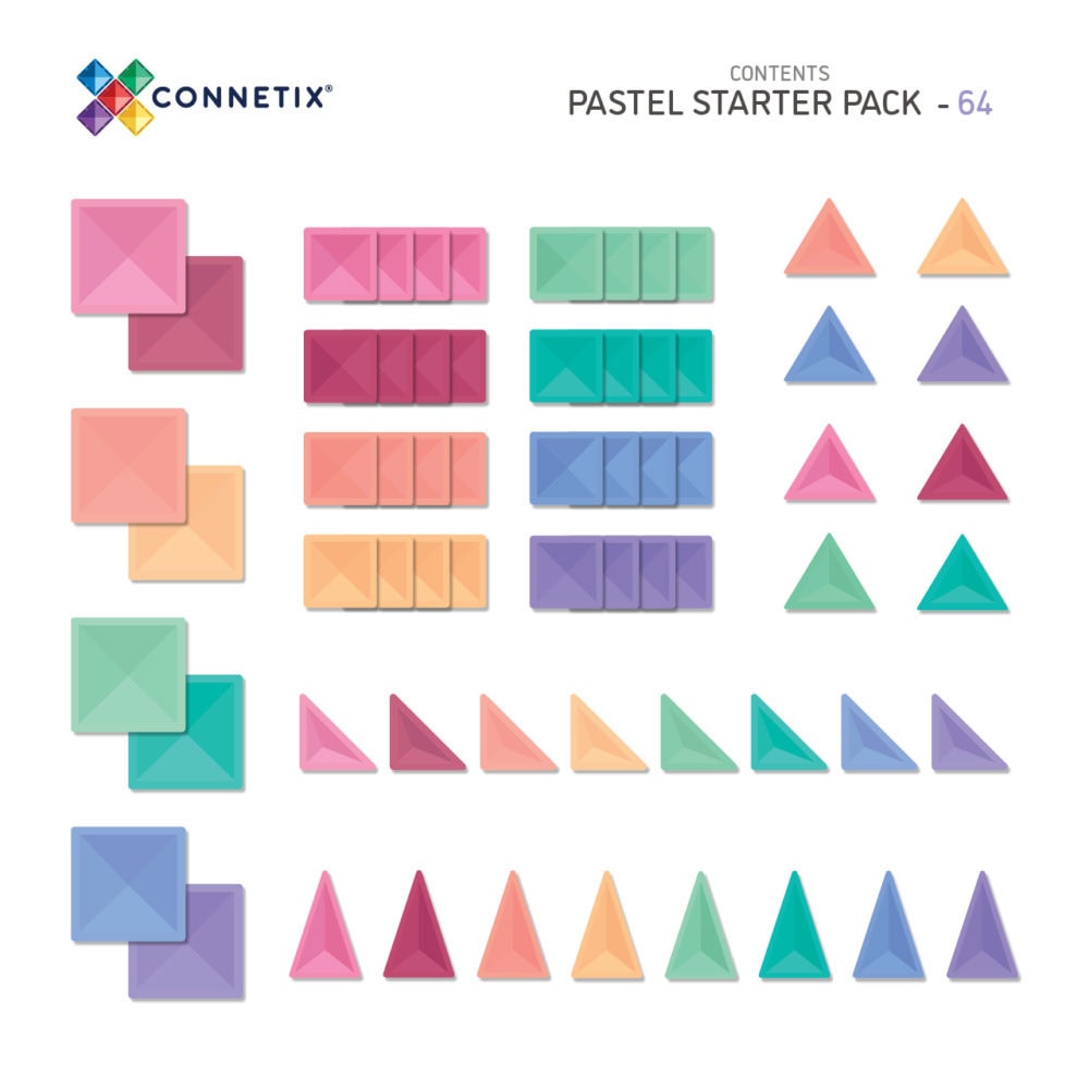 Pastel Starter Pack 64 Pieces