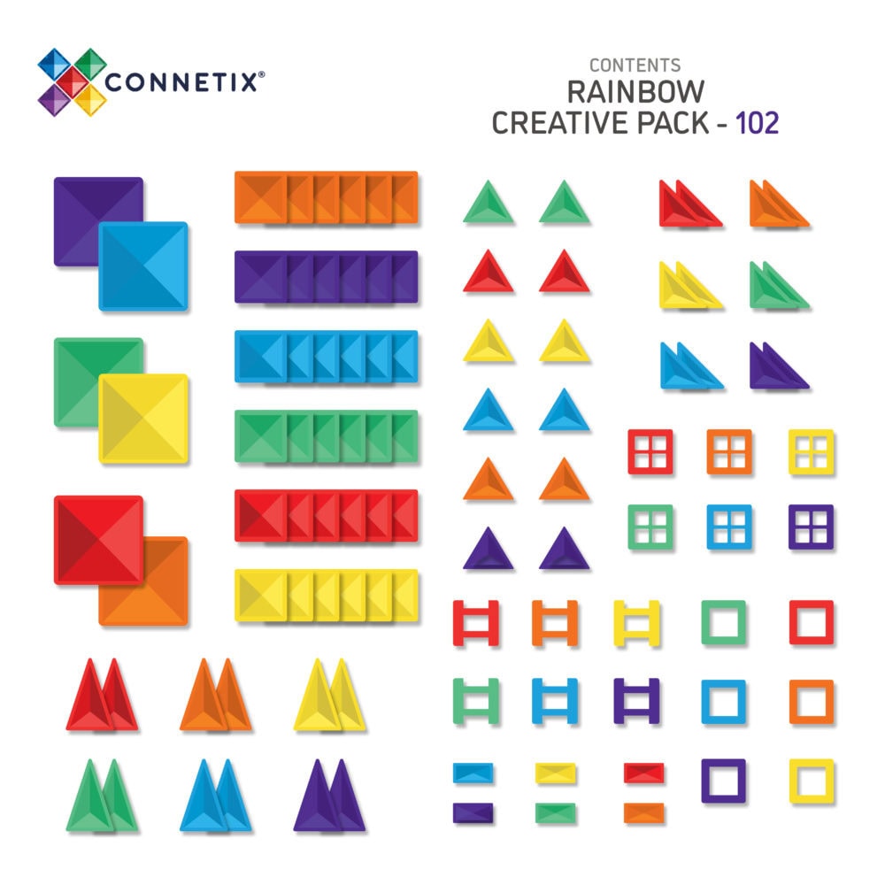 Rainbow Creative Pack 102 Pieces