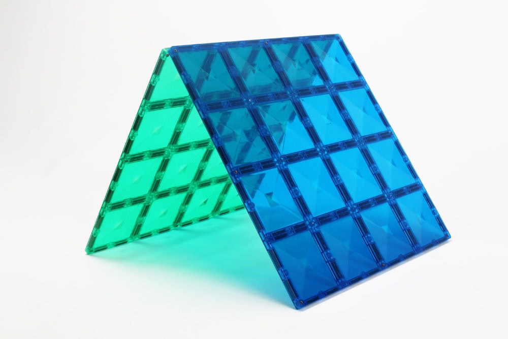 Rainbow Blue & Green Base Plate Pack 2 Pieces