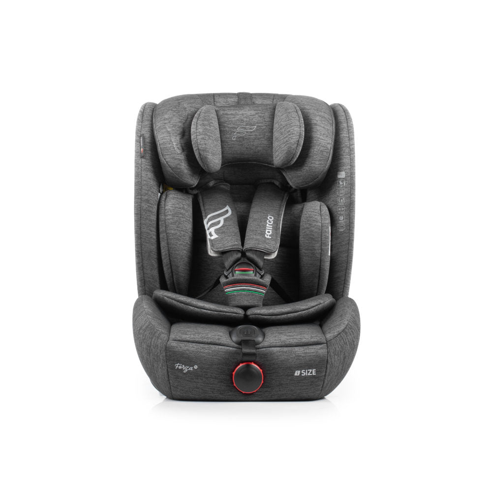 Fairgo Forza i-Size bilbarnstol 76-150 cm - Stone Grey