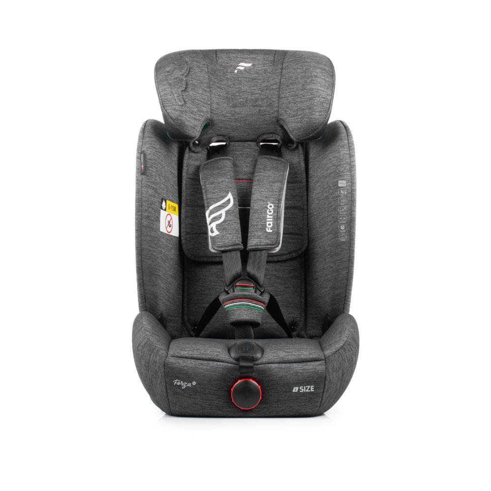 Fairgo Forza i-Size bilbarnstol 76-150 cm - Stone Grey