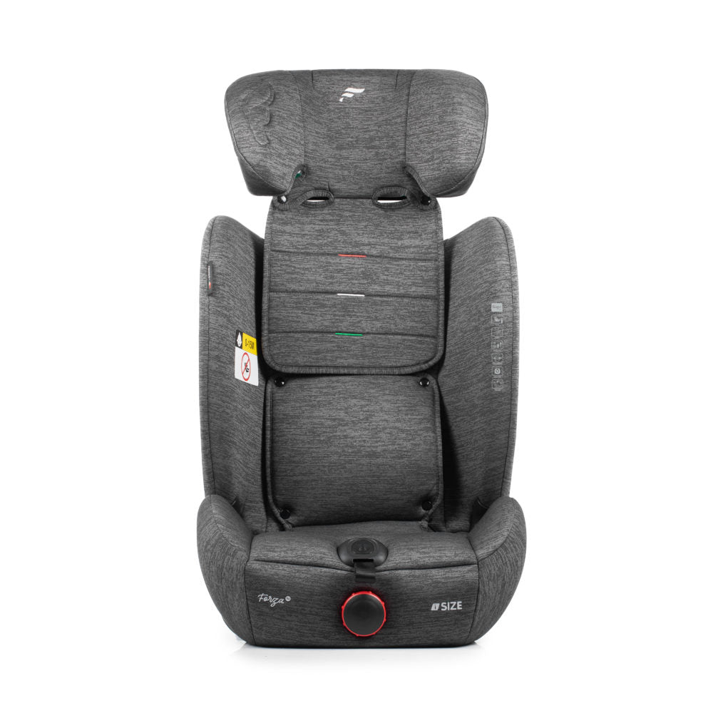 Fairgo Forza i-Size bilbarnstol 76-150 cm - Stone Grey