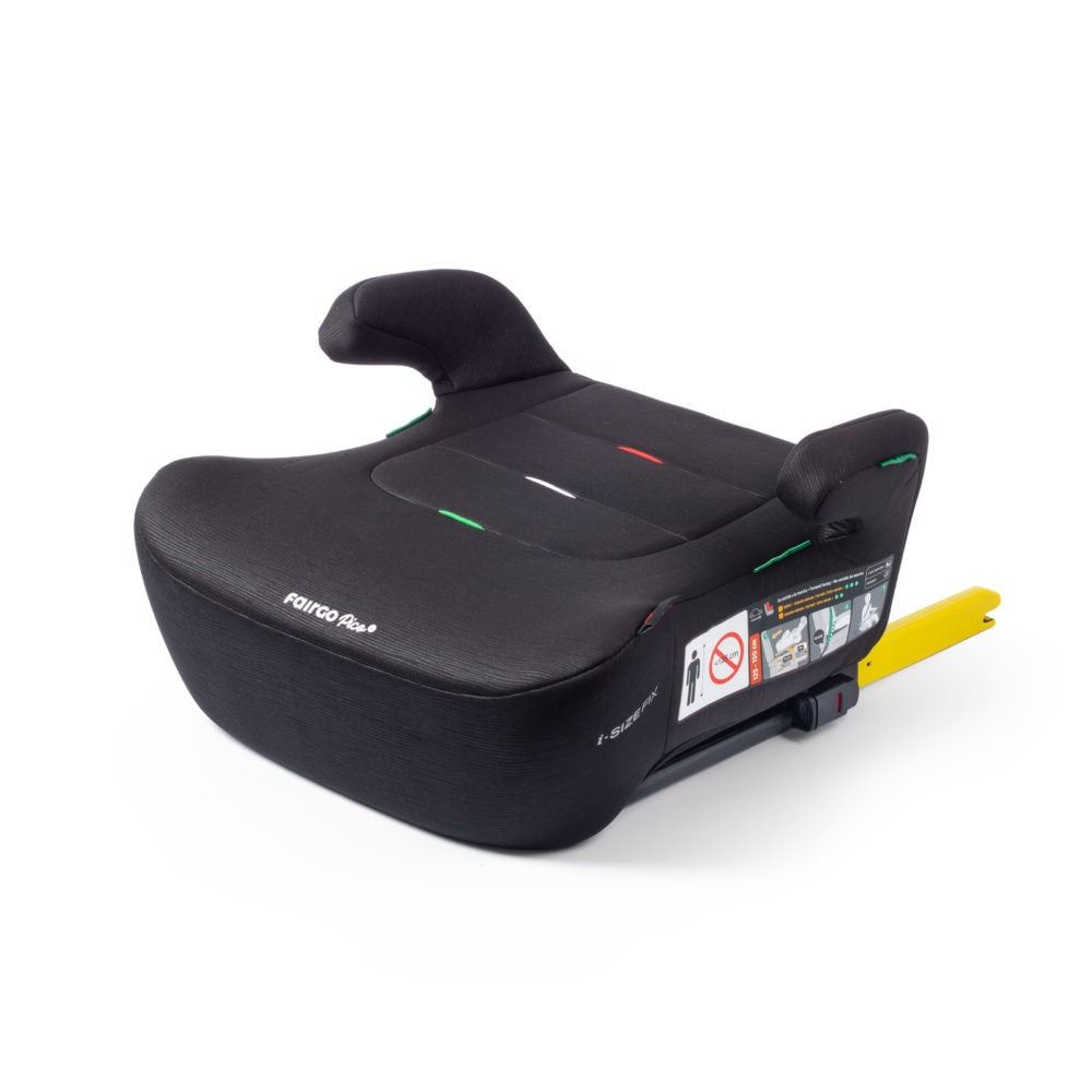 Fairgo Pico i-Size Booster bilbarnstol 125-150 cm - Black Sand