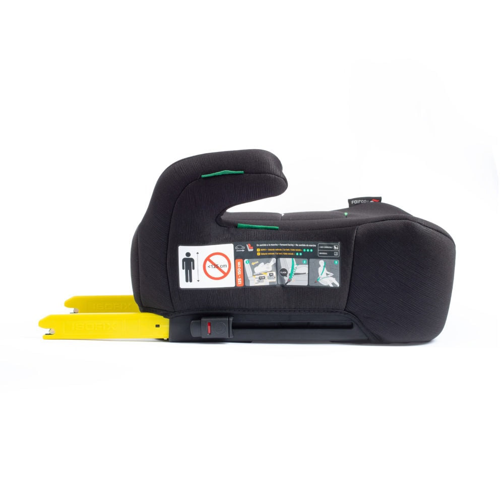 Fairgo Pico i-Size Booster bilbarnstol 125-150 cm - Black Sand