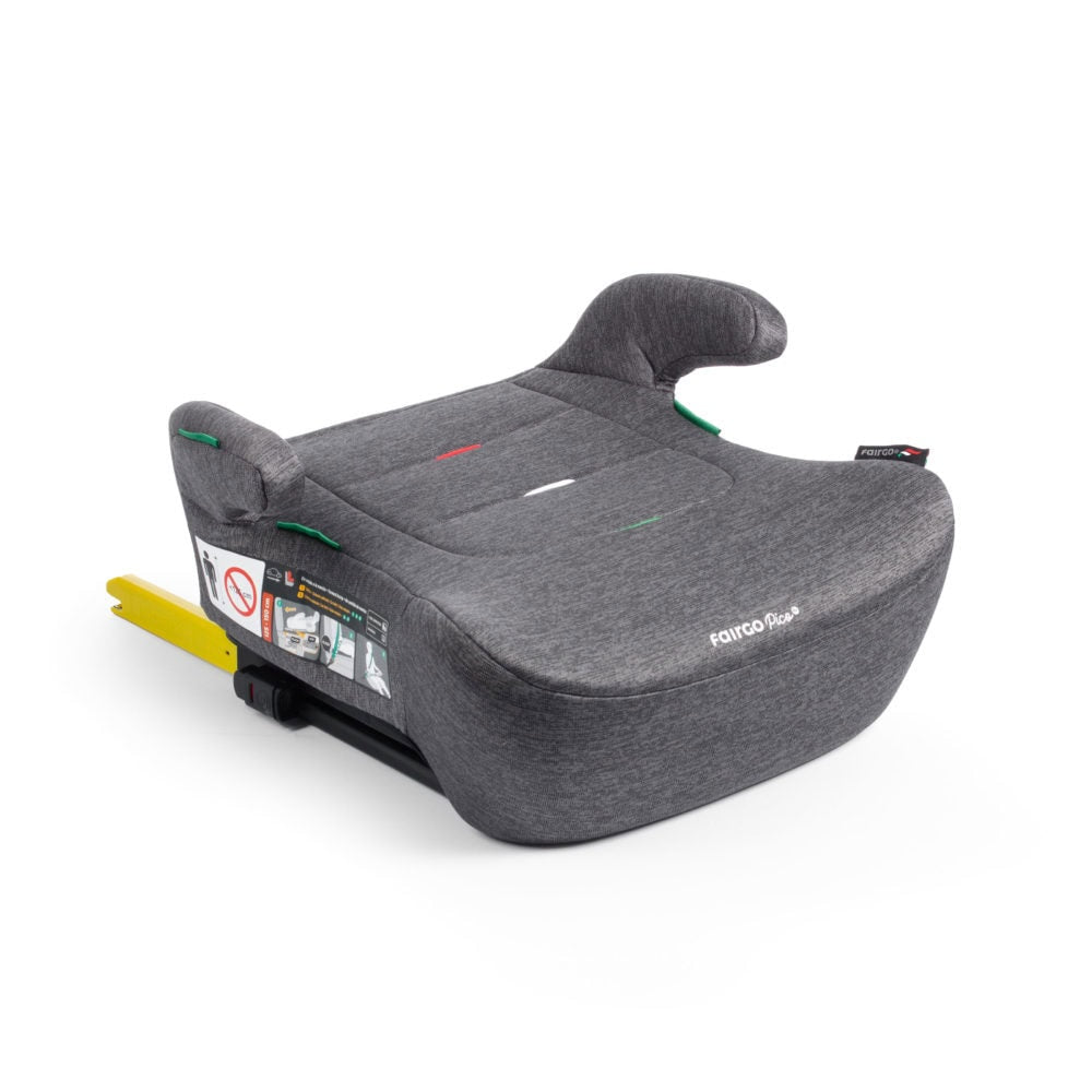 Fairgo Pico i-Size Booster bilbarnstol 125-150 cm - Stone Grey