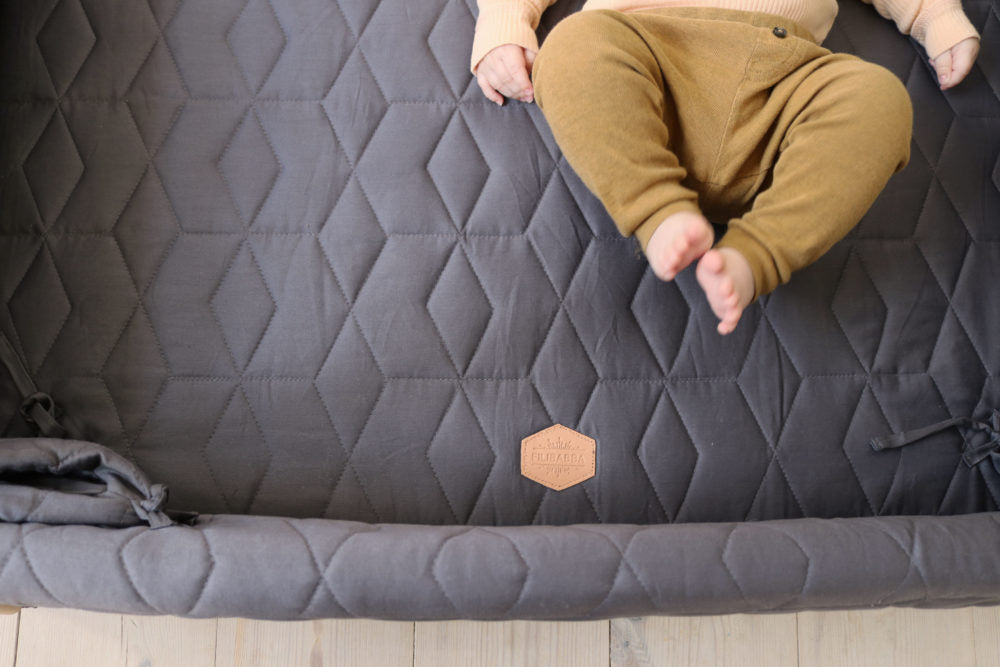 Babygym - Filibabba Aktivitetsnäste Stone Grey