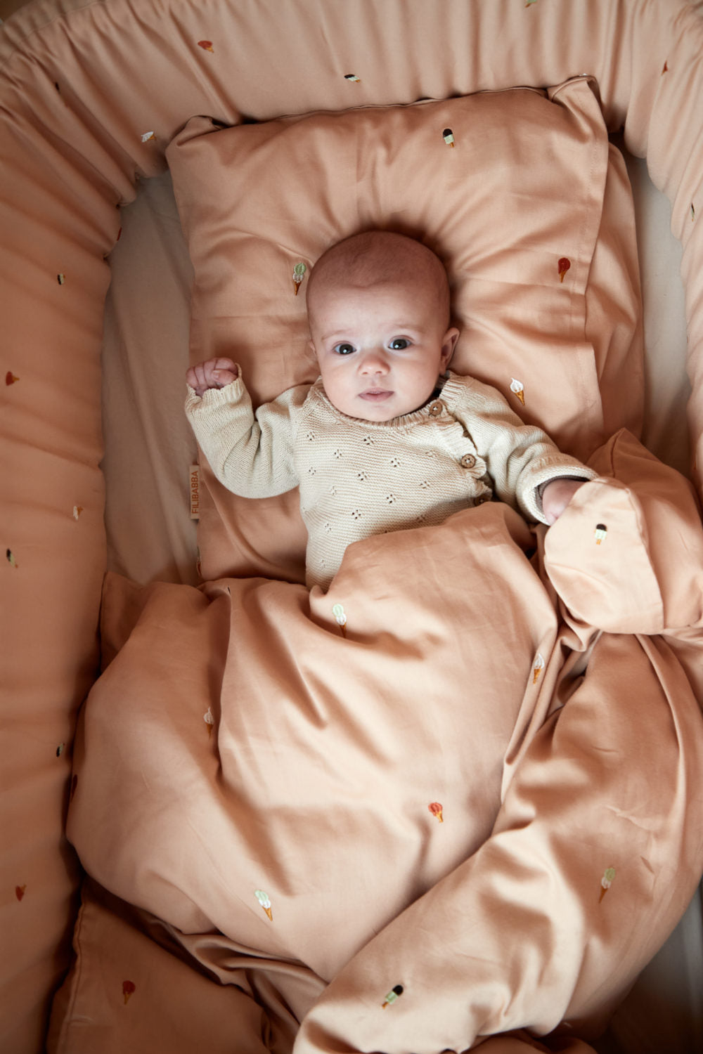 Filibabba Baby Sängkläder Embroidered Cool Summer