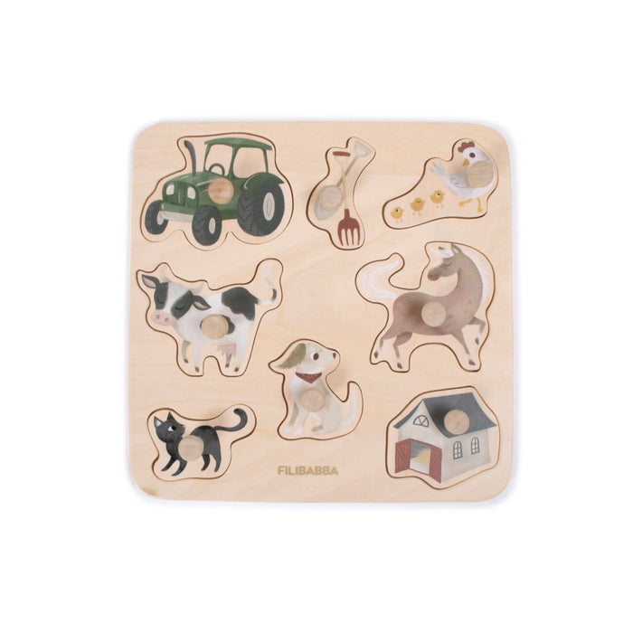 Filibabba Wooden Puzzle - Magic Farm
