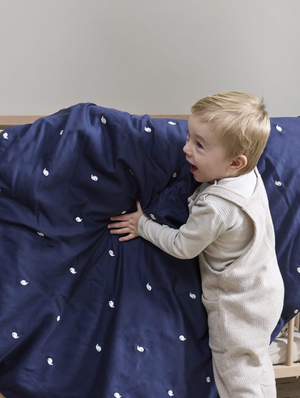 Filibabba Junior sängkläder Christian the Whale