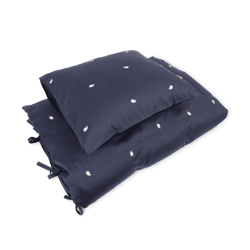 Filibabba Junior sängkläder Christian the Whale