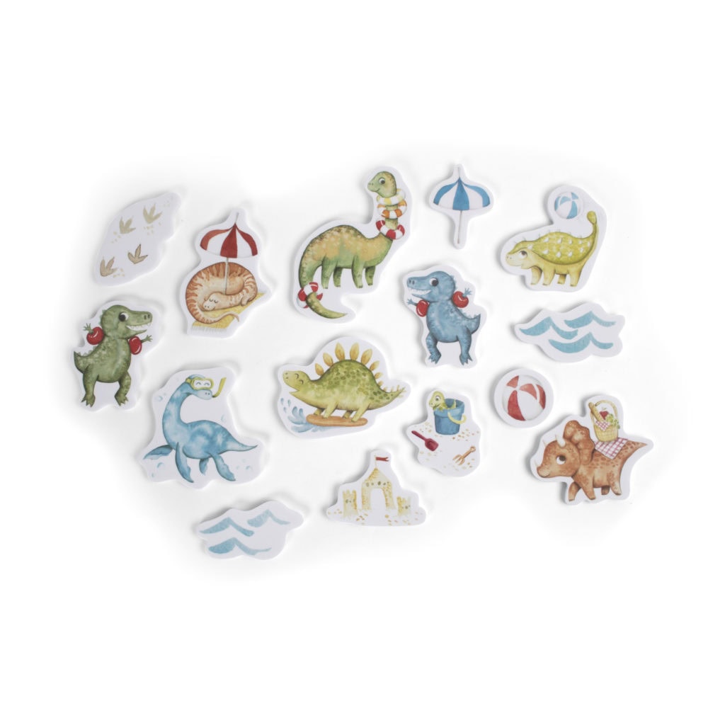 Filibabba Foam Bath Toys - Dino Beach