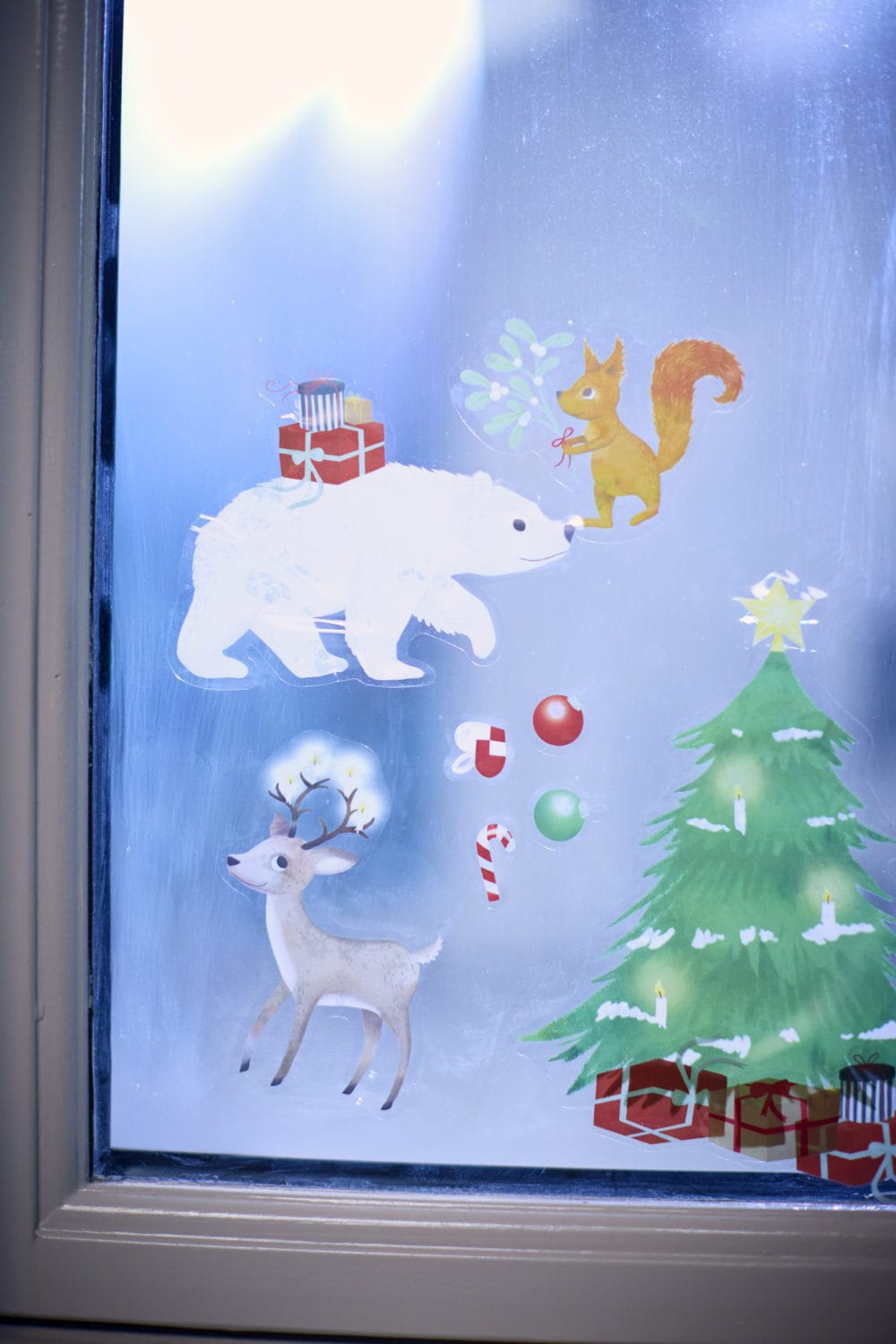 Filibabba Fönsterdekaler - Vinter och Skogsvänner
