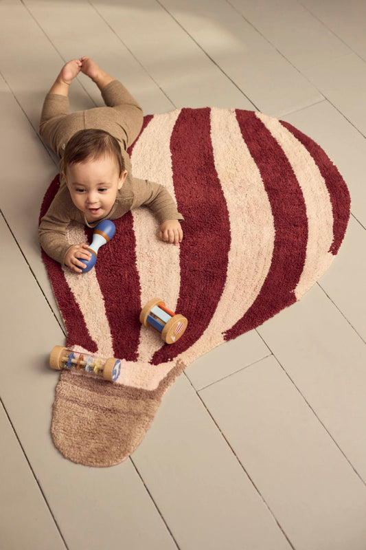 Filibabba Tuftad Matta Luftballong Röd