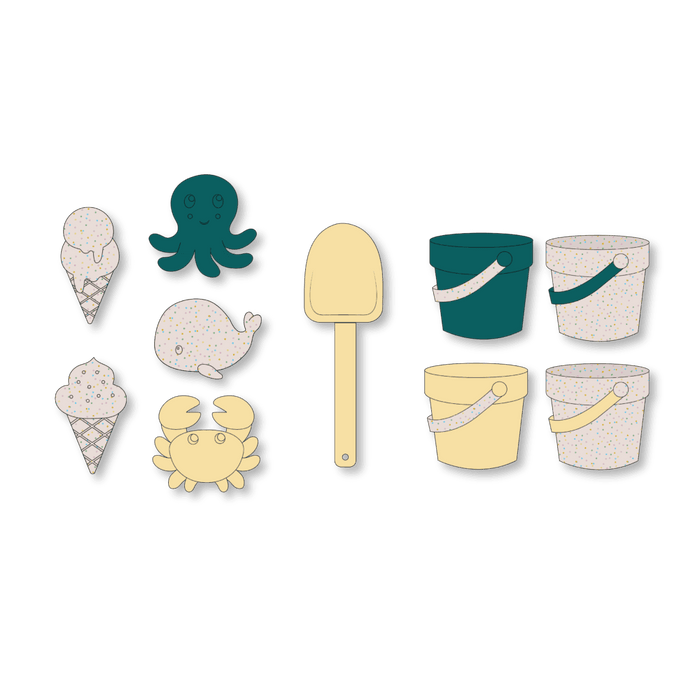 Filibabba Silicone beach set