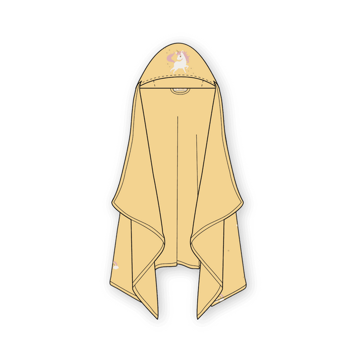 Filibabba Broderad Huvdhandduk Unicorn Shores